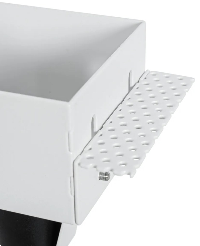 Set de 6 spoturi incastrate albe GU10 70mm fara rama - Oneon