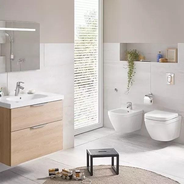 Vas wc compact Grohe Euro Ceramic Rimless Triple Vortex