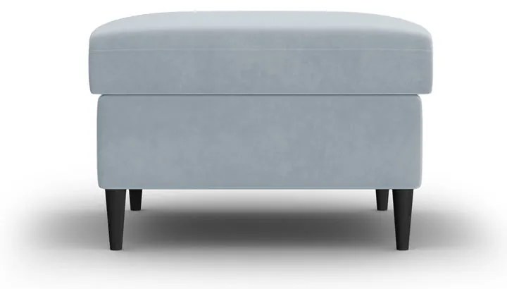 Taburet albastru deschis cu tapițerie din catifea Kyoto – Cosmopolitan Design