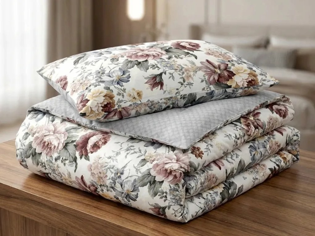 Lenjerie de pat din bumbac YORANA colorata Dimensiune lenjerie de pat: 70 x 90 cm | 140 x 200 cm