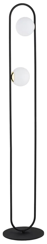 Lampadar, lampa de podea design modern Rovetto negru