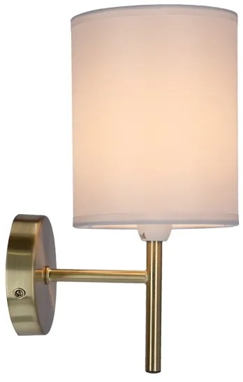 Aplică perete YAN 1xE14/40W/230V auriu