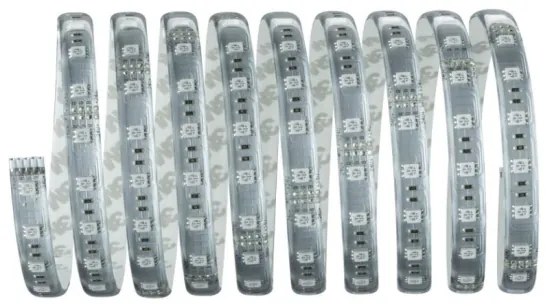 Bandă dimabilă LED RGB/40W MAXLED 3m 230V Paulmann 70673 + telecomandă