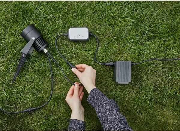 Markslöjd 106940 - Senzor de mișcare și de amurg pentru exterior PIR GARDEN24 IP44 negru