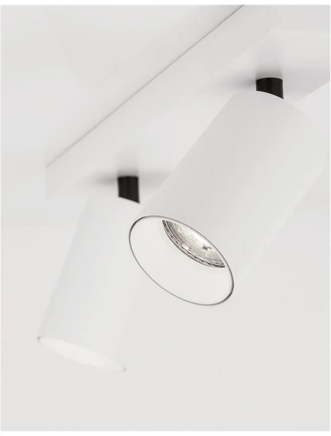 Plafoniera 2L design modern TOD alb