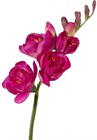 Fir floare artificiala, Freesia Fucsia, H50 cm
