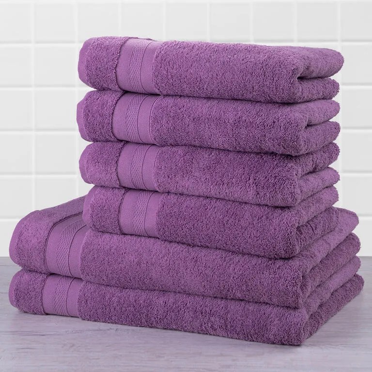 Set prosoape frotir MEXICO violet, 6 buc