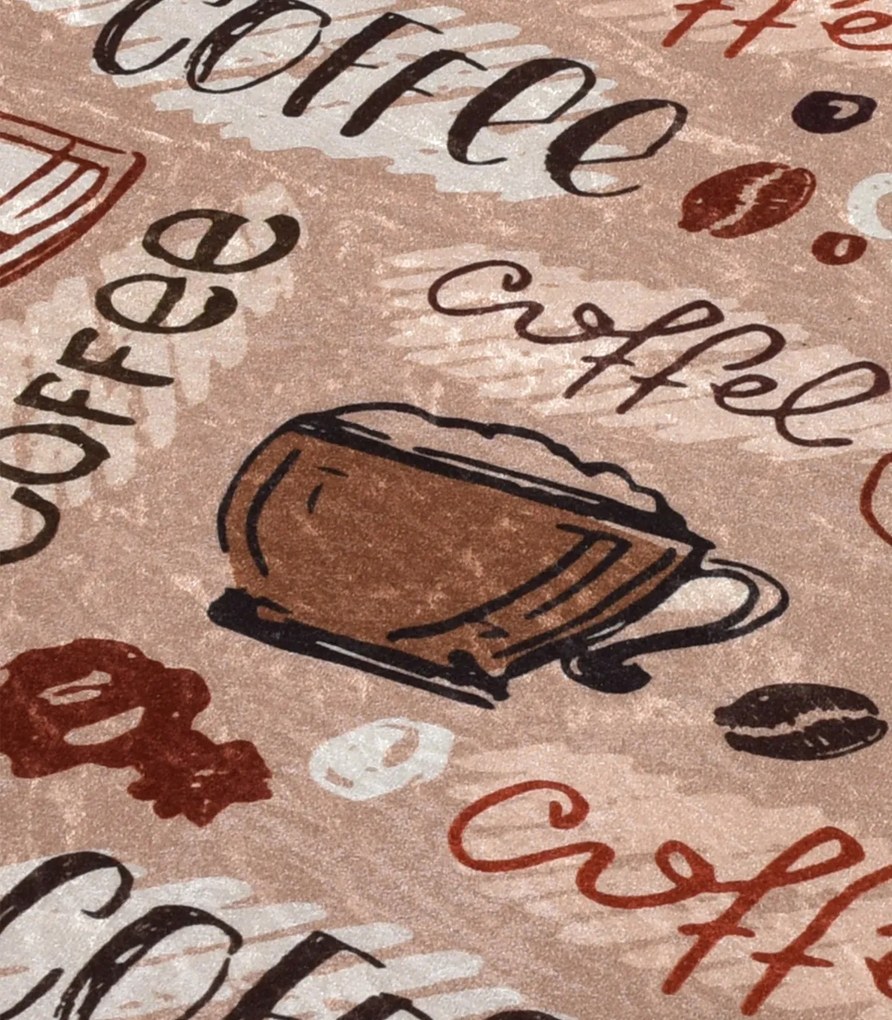 Covor bucatarie Cup of Coffee DJT 80 x 150 cm Multicolor