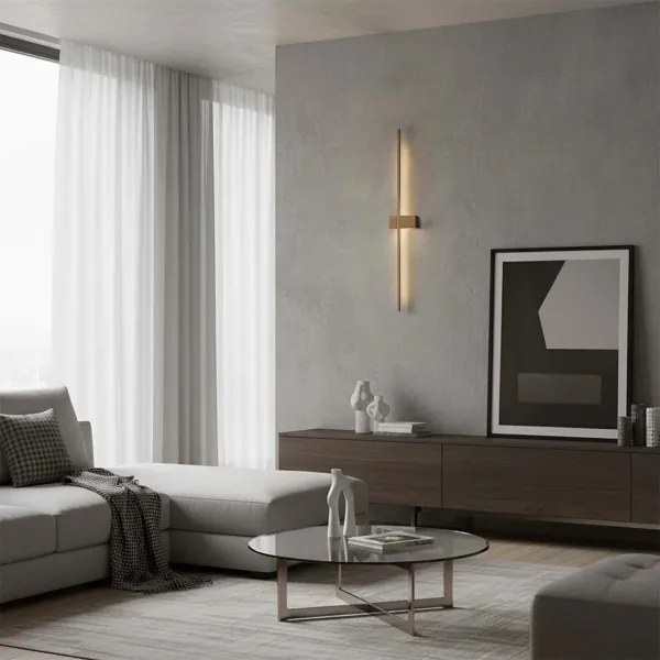 Aplica de perete LED AISHA, 12W, 230V, 4000K, auriu