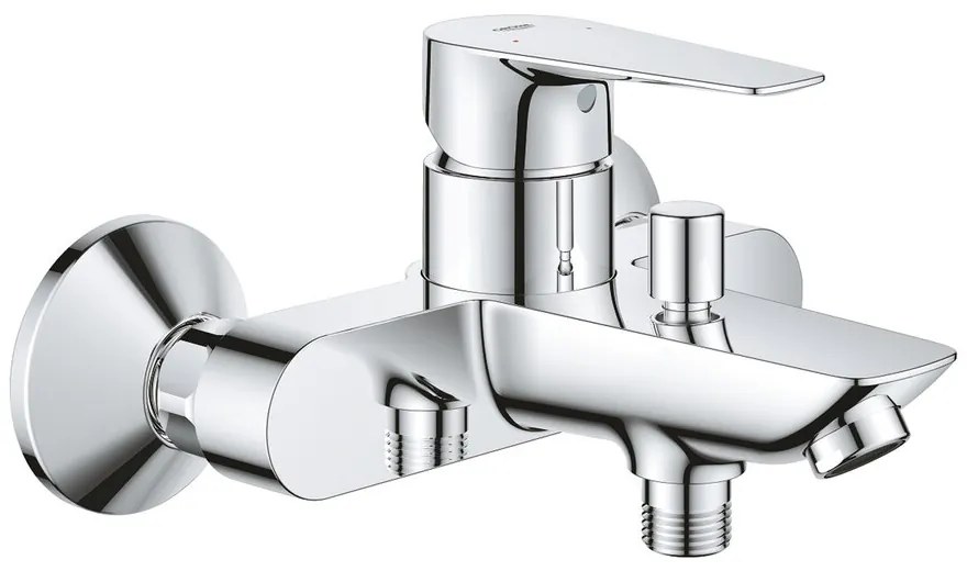 Baterie cada-dus monocomanda Grohe Start Edge crom lucios