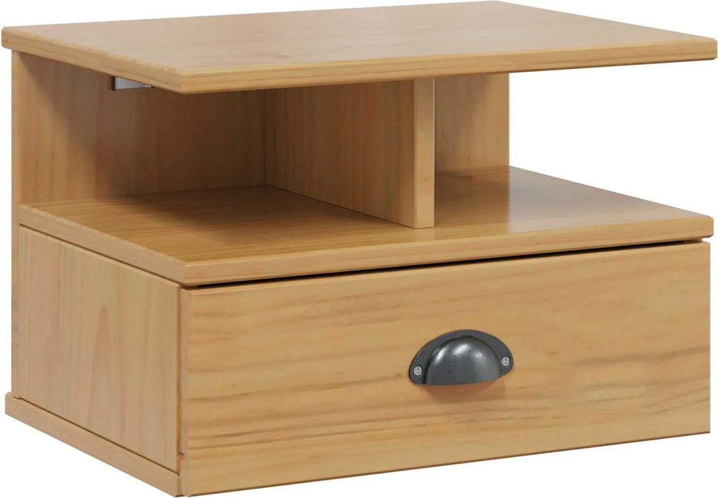 vidaXL Dulap de noapte cu sertar Hill Maro miere 40 x 31 x 27 cm