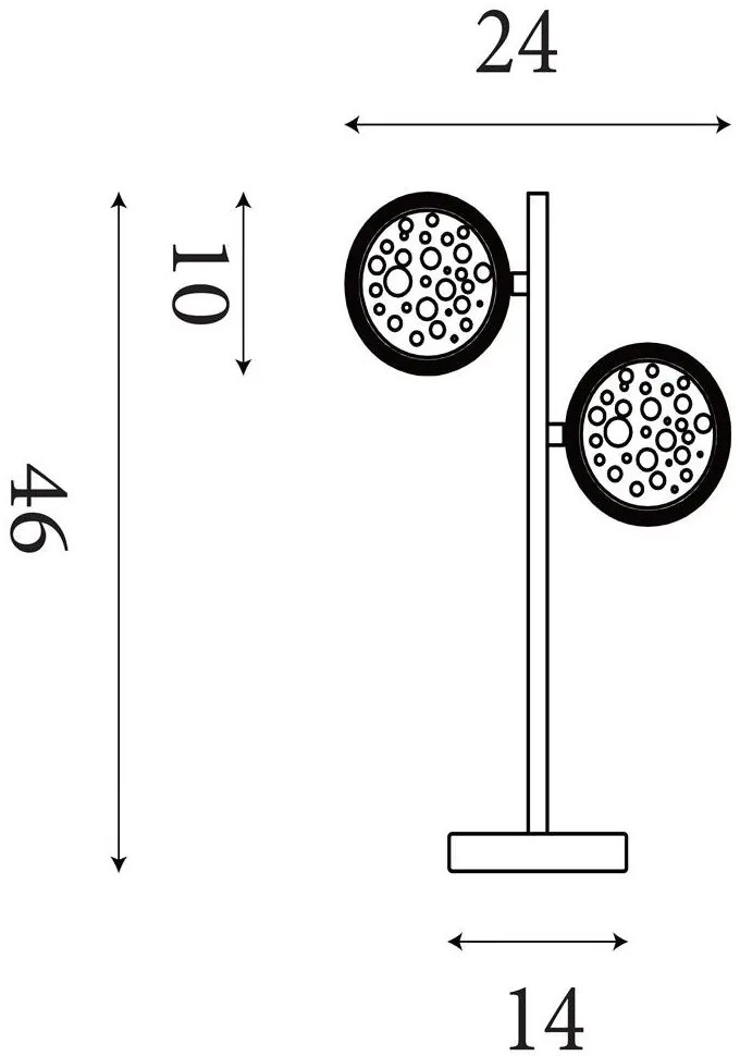 Veioza/Lampa de masa decorativa LED Quartz