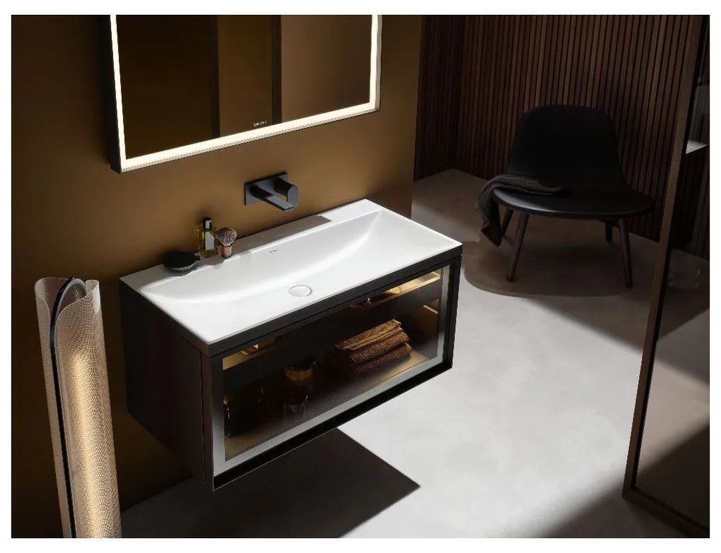 Duravit Tulum baterie lavoar ascuns negru TU1070004046