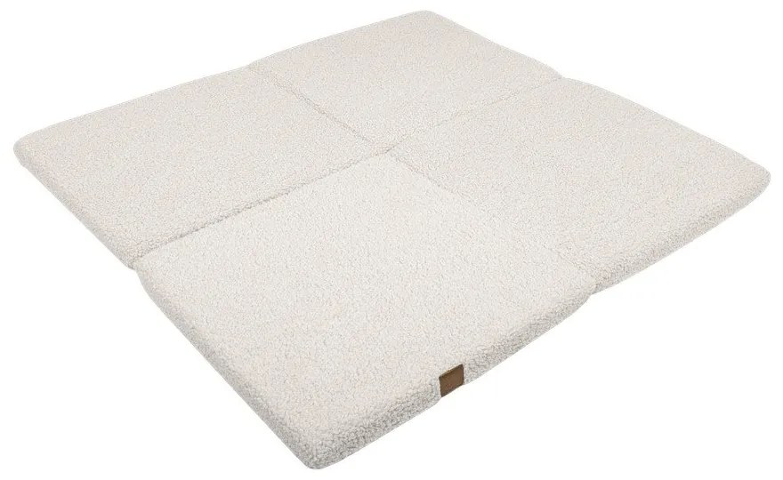 Saltea de joacă pentru copii crem 120x120 cm – Meowbaby