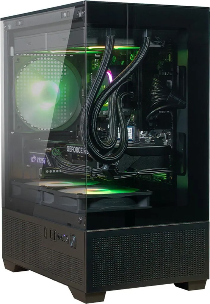 PC cu Unitate CoolPC PANTHER R5 AMD Ryzen 5 32 GB RAM 1 TB SSD geforce rtx 5060