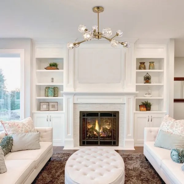 Rabalux 5395 - Lustră pe tijă KASSIA 9xG9/5W/230V