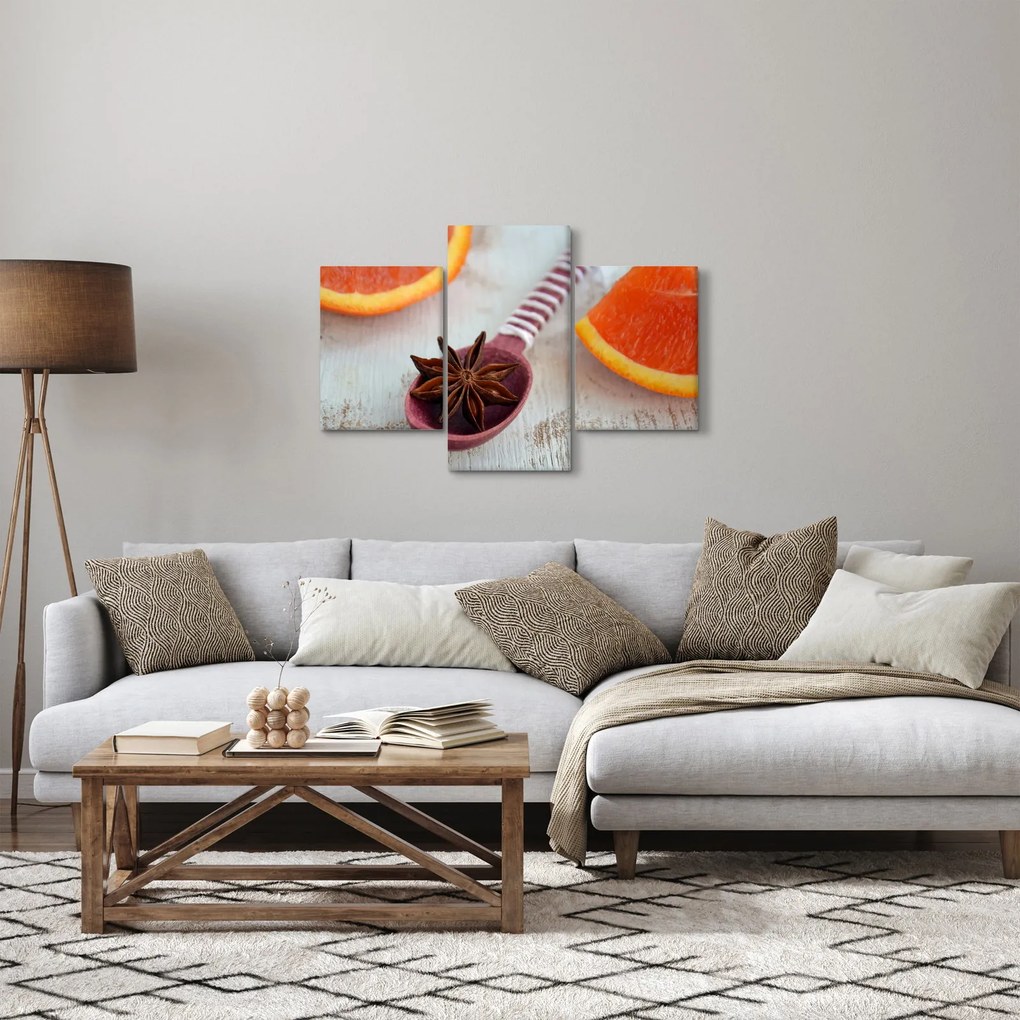 Tablou cu scorțișoară pe linguriță (90x60 cm)