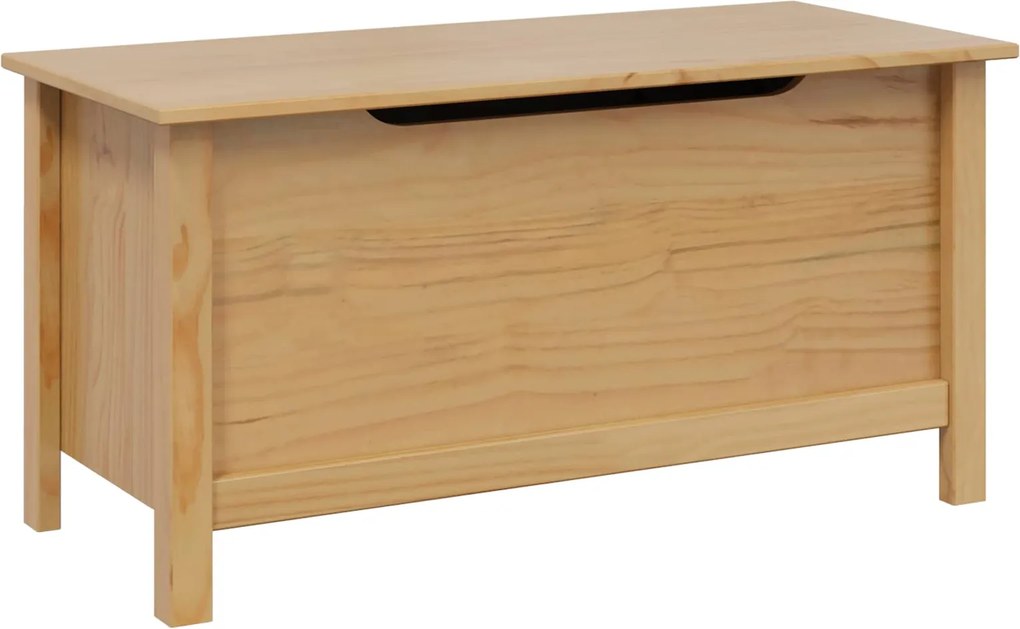 vidaXL Cutie de depozitare Hill Maro miere 90 x 40 x 45 cm