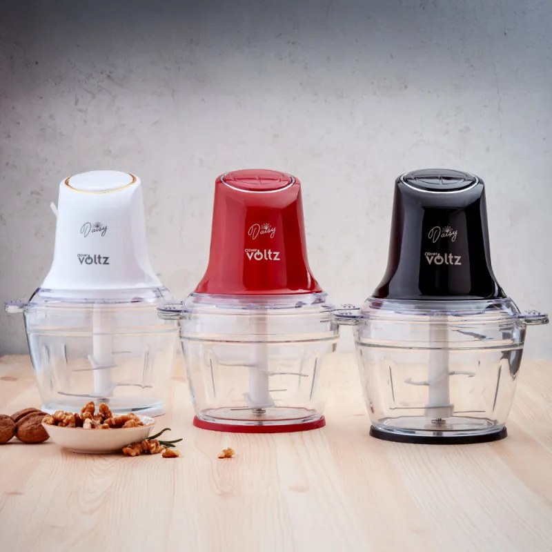 Blender Oliver Voltz Daisy OV51111W, 600 W, 1 l, vas din sticlă, cuțit dublu, funcție puls, alb