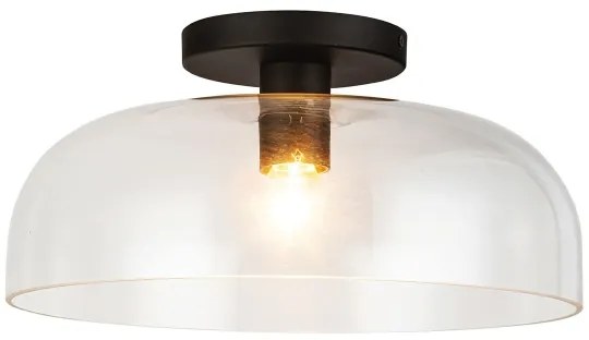 Alora Mood ALM-SYLVIA-SF-BK-CL - Plafonieră SYLVIA 1xE27/60W/230V, neagră