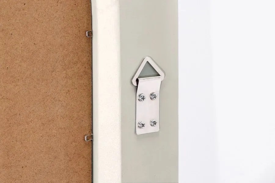 Oglinda de perete decorativa Art Deco 160cm, alb