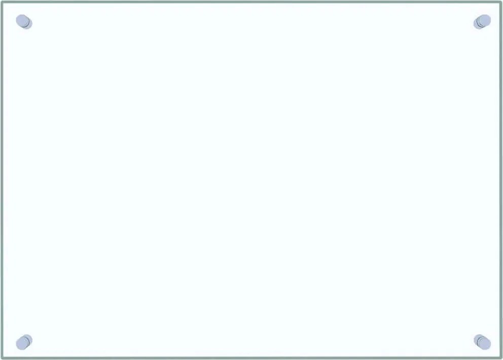 vidaXL Panou antistropi bucătărie transparent 70x50 cm sticlă securiz.