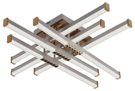 Lustră LED dimabilă aplicată LED/90W/230V 3000-6500K + telecomandă