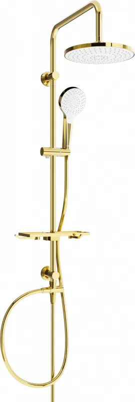 Mexen T05 coloană de duș, aurie/albă - 798050593-50