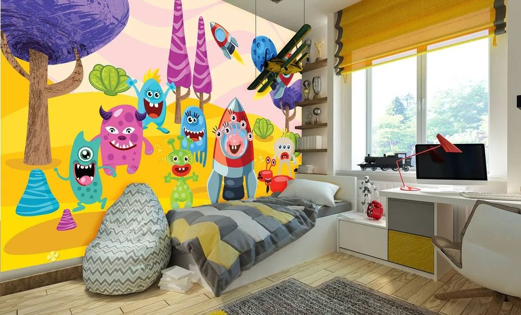 Fototapet - Monștri din Univers (152,5x104 cm)