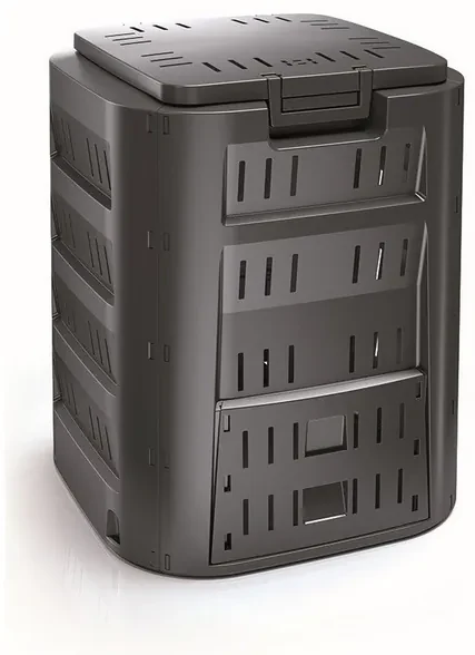 Compost, 220 l, negru