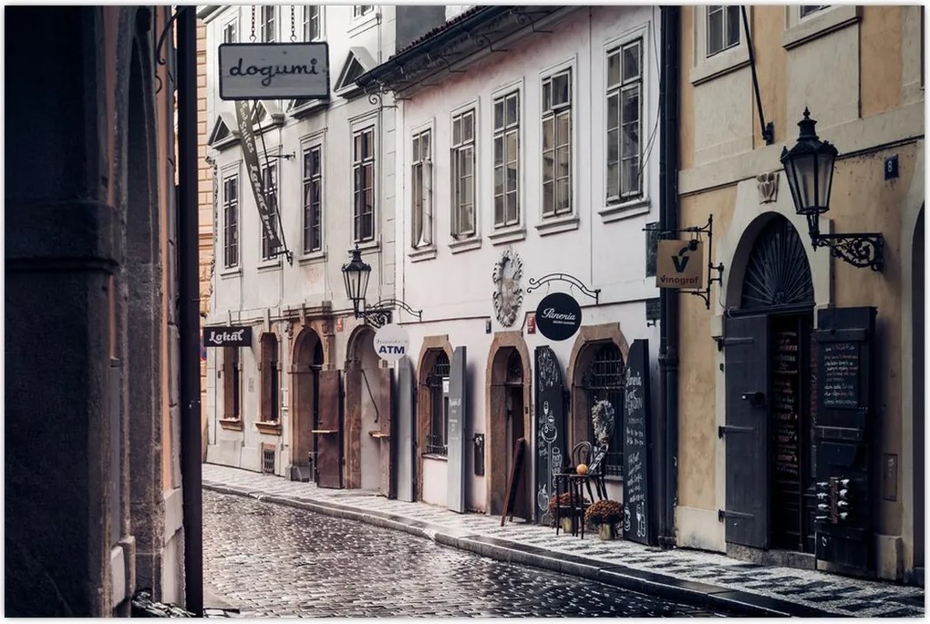 Tablou - Strada din Praga (90x60 cm)
