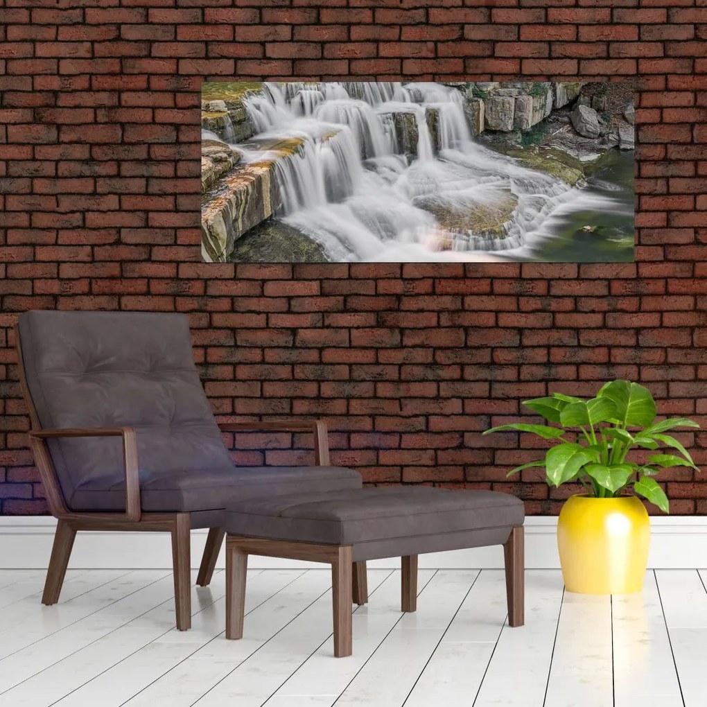 Tablou cu cascade (120x50 cm)