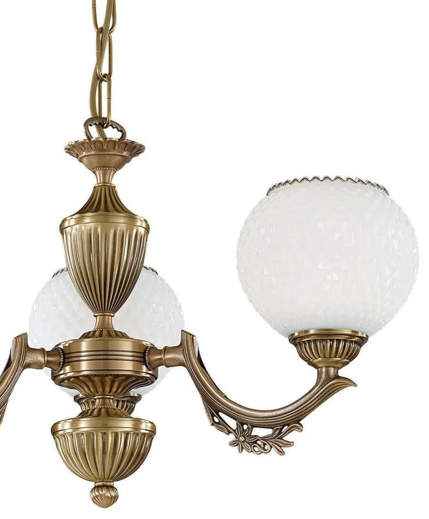 Candelabru din alama cu 3 brate design italian 8650
