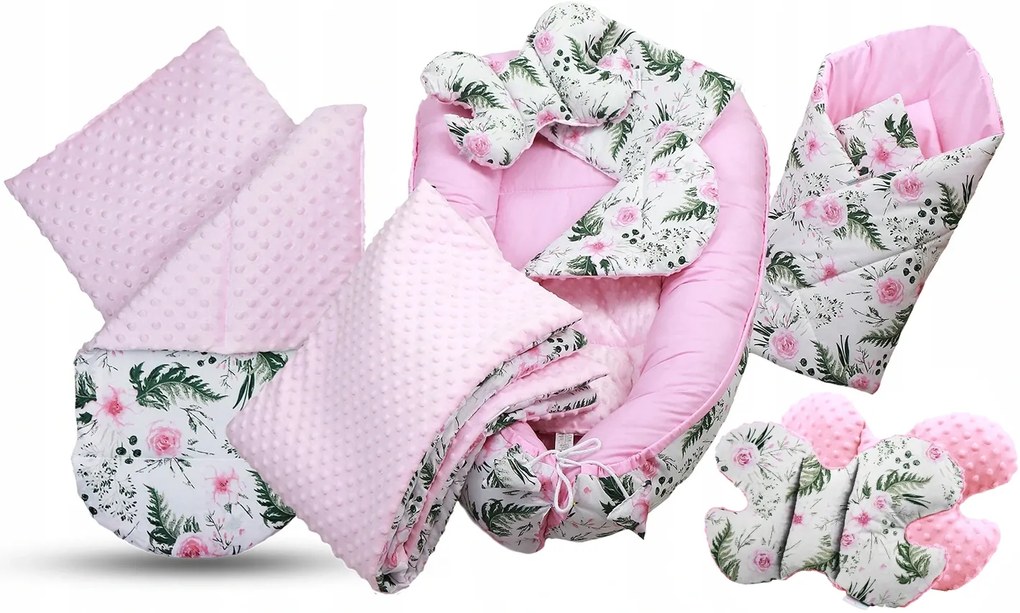 ShopJK SET PENTRU PĂTUȚ - 7 PIESE - ROSE -014503