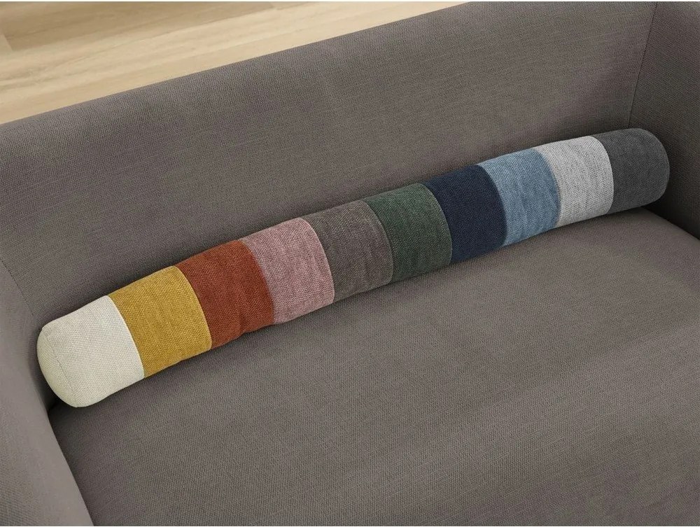 Canapea taupe cu tapițerie din chenille 160 cm Celine – Bobochic Paris