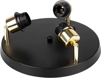 Spot ELEN 3xE27/35W/230V negru/auriu