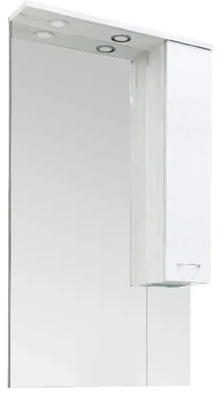 Dulap suspendat pentru baie Vanessa 55, alb