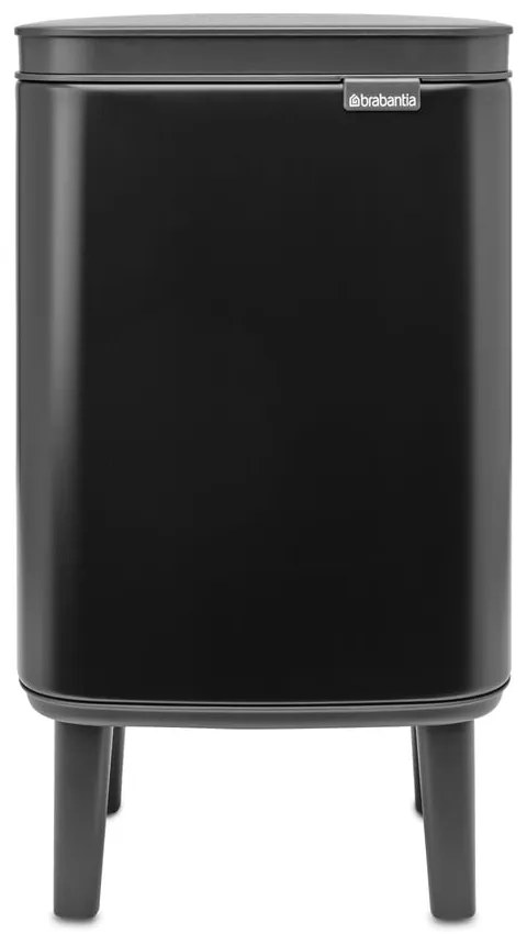 Coș de gunoi negru mat din oțel 4 l Bo Hi – Brabantia