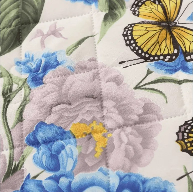 Pilota de vara BUTTERFLY AND FLOWER 140x200 cm, colorata