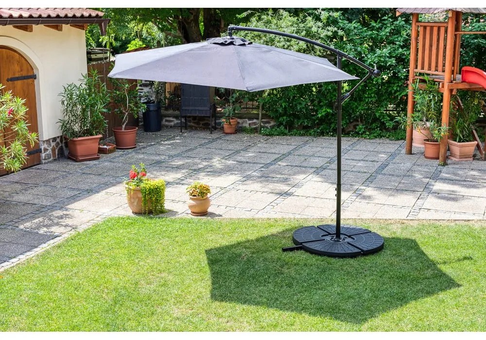Umbrelă de soare neagră ø 300 cm Happy Sun – Bonami Essentials