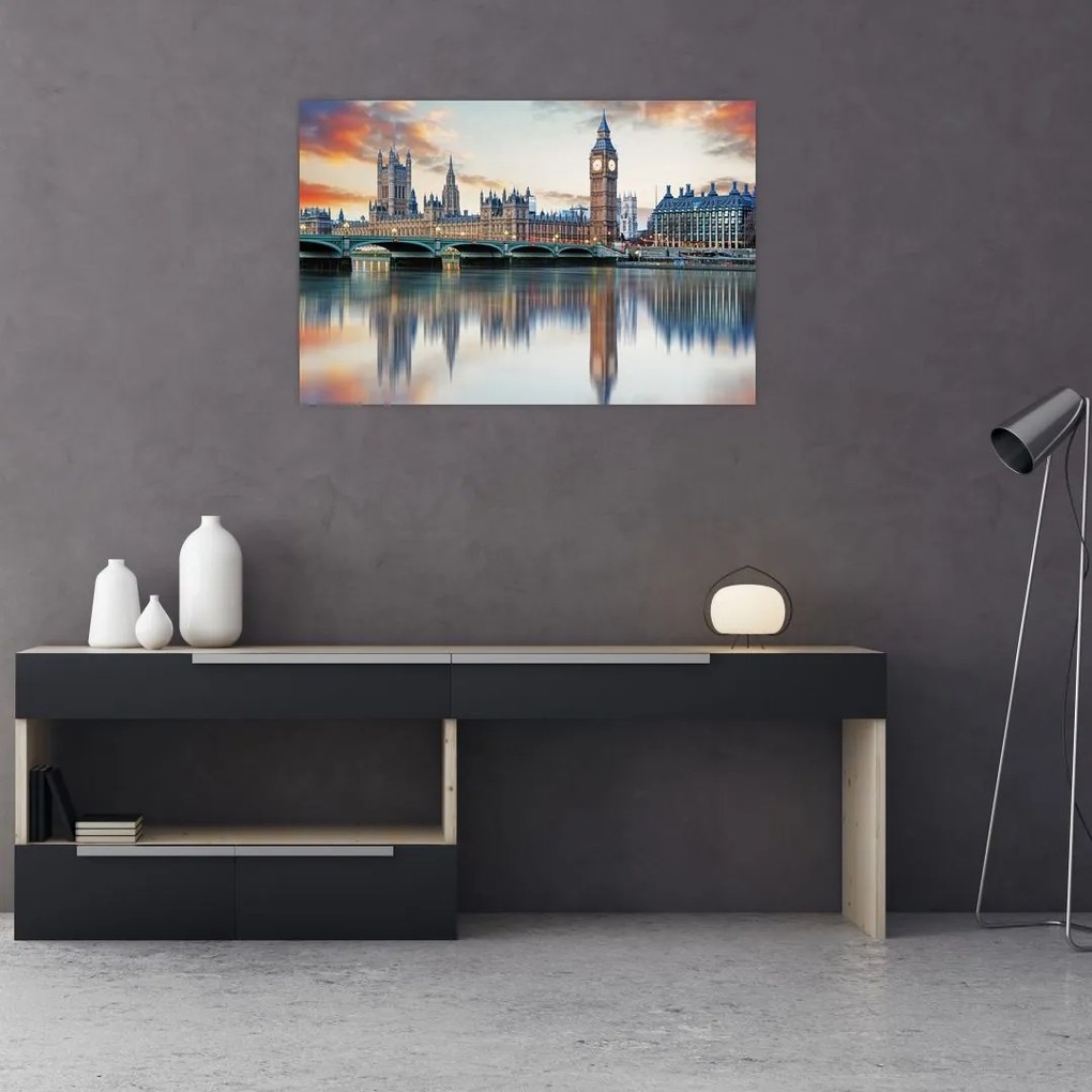 Tablou - Houses of Parliament din Londra (90x60 cm)