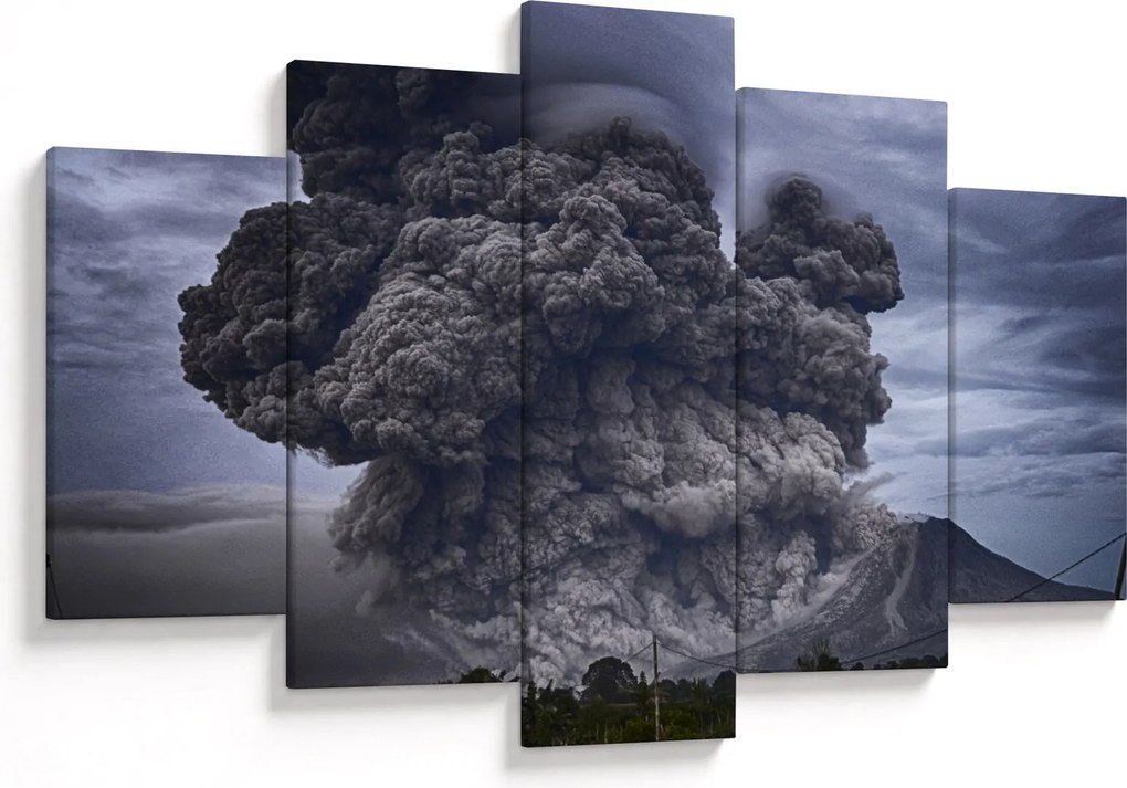 Tablou - Erupție vulcanică (150x105 cm)