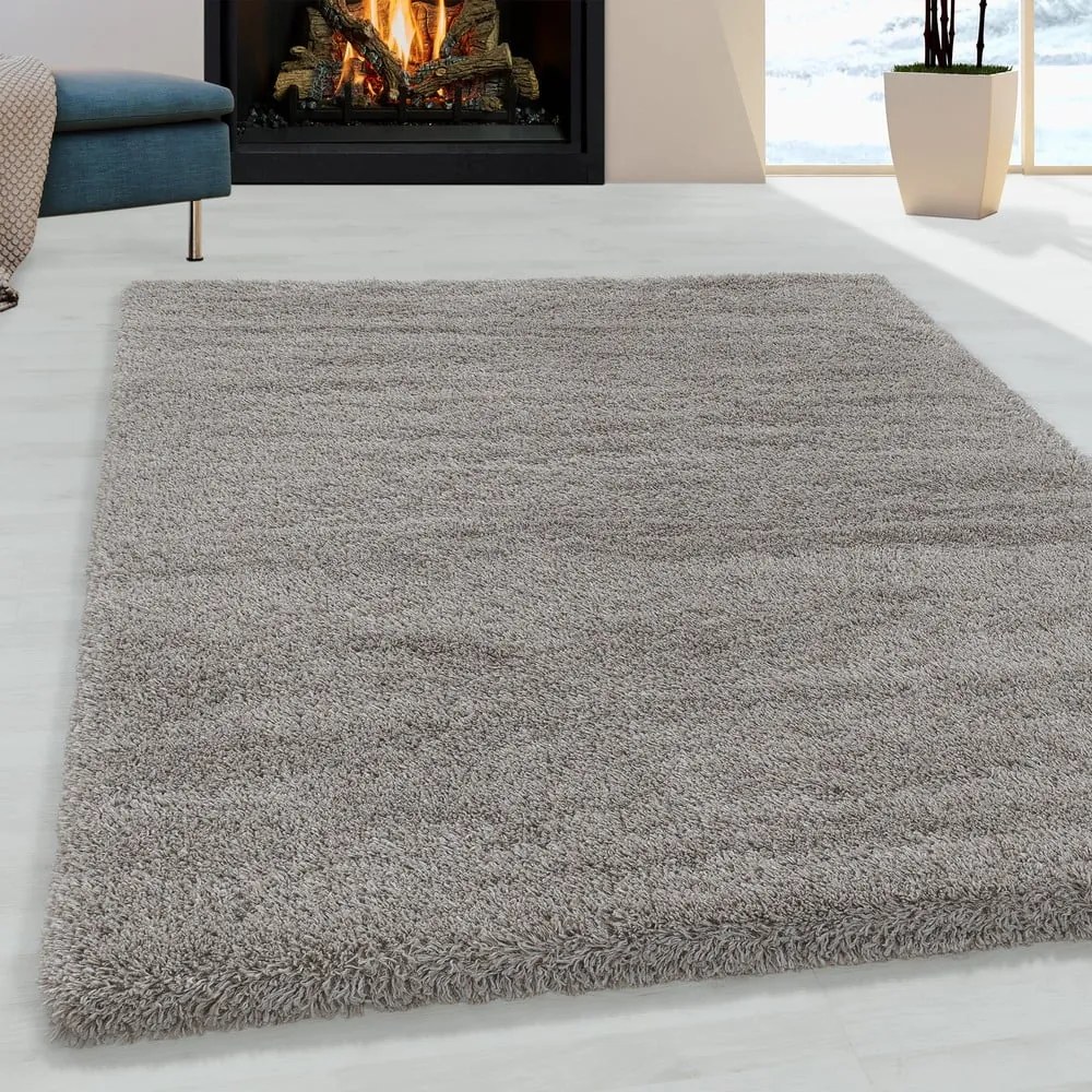 Covor maro deschis 60x110 cm Fluffy – Ayyildiz Carpets