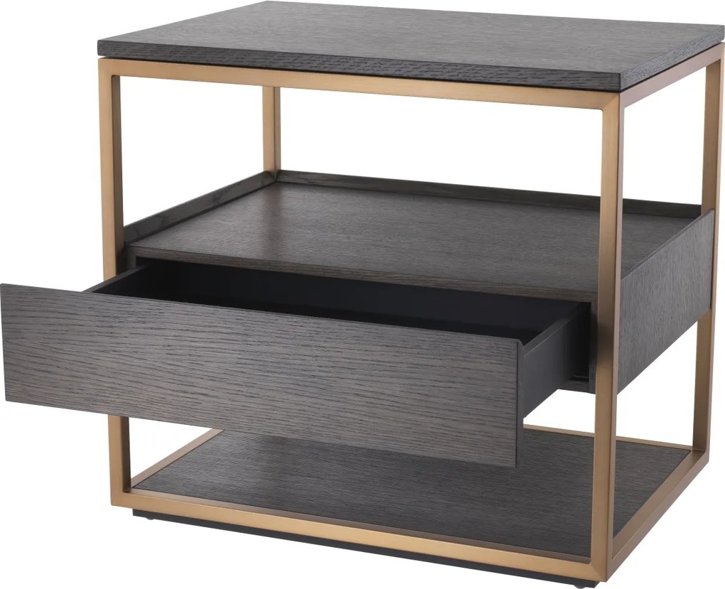 Masuta laterala cu sertar design elegant LUX Parker 114216 HZ