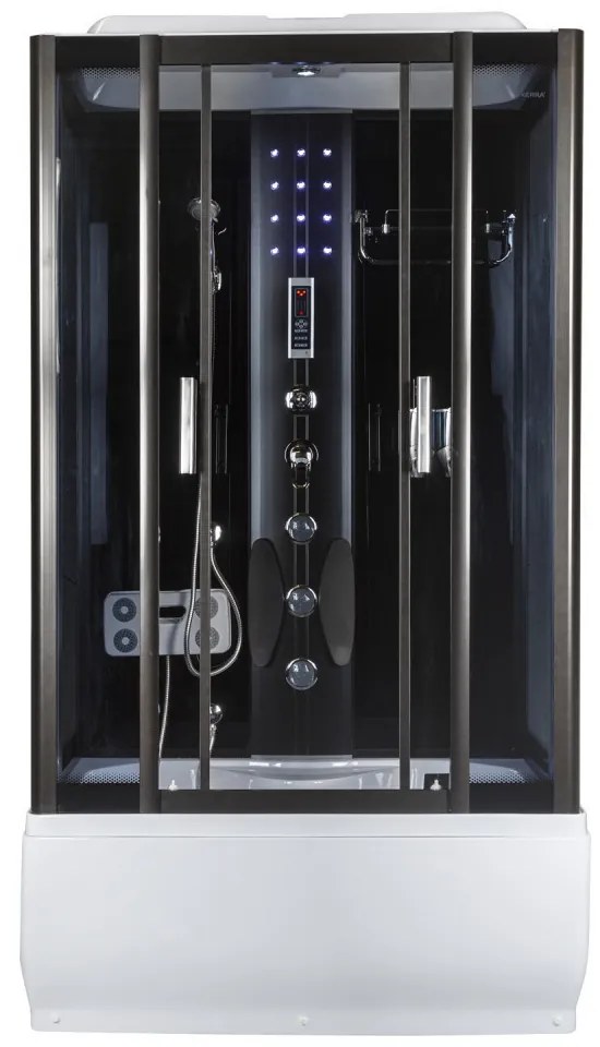 Cabină de cadă cu hidromasaj XL120, dimensiuni 120x85x220 cm