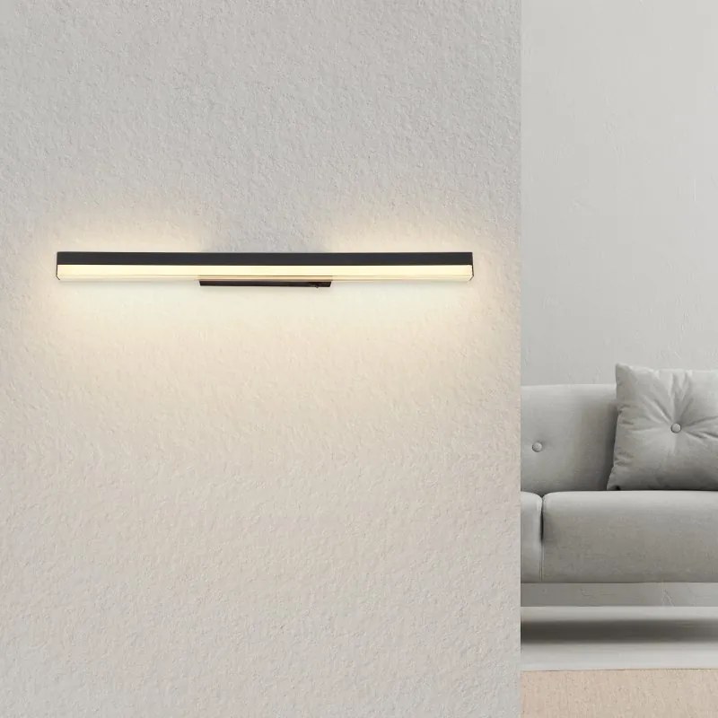 Aplica LED de perete moderna SALLO negru