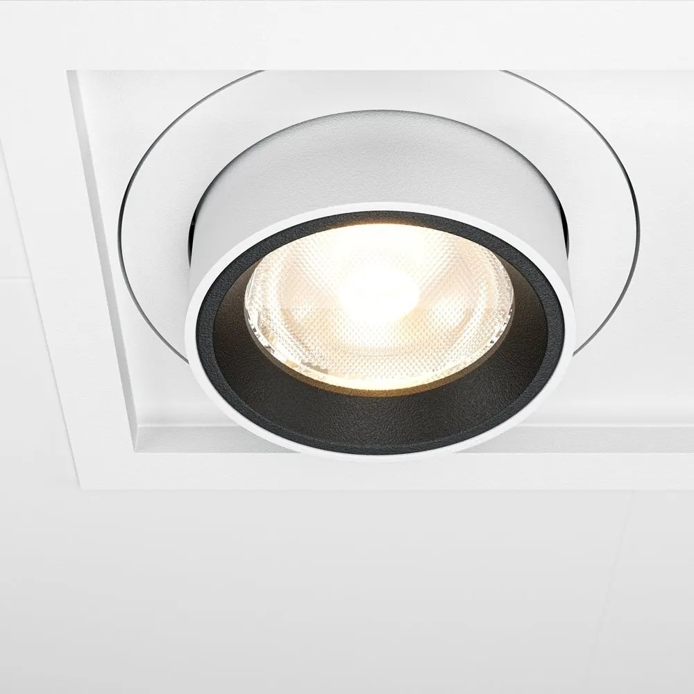 Spot LED incastrabil rotativ retractabil Hidden 2 alb