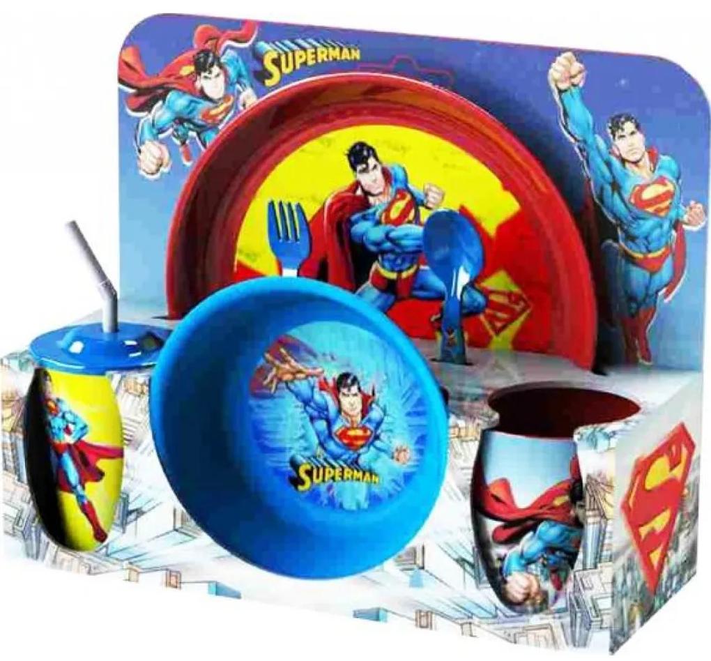 Set vesela+tacamuri Superman, 30x11x28cm