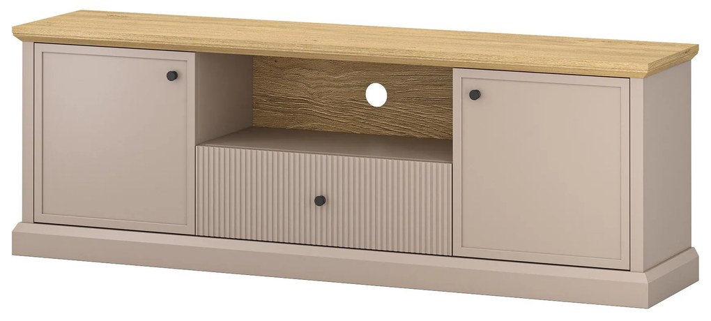 Dulap TV Indices (taupe + stejar pietros). 1116864