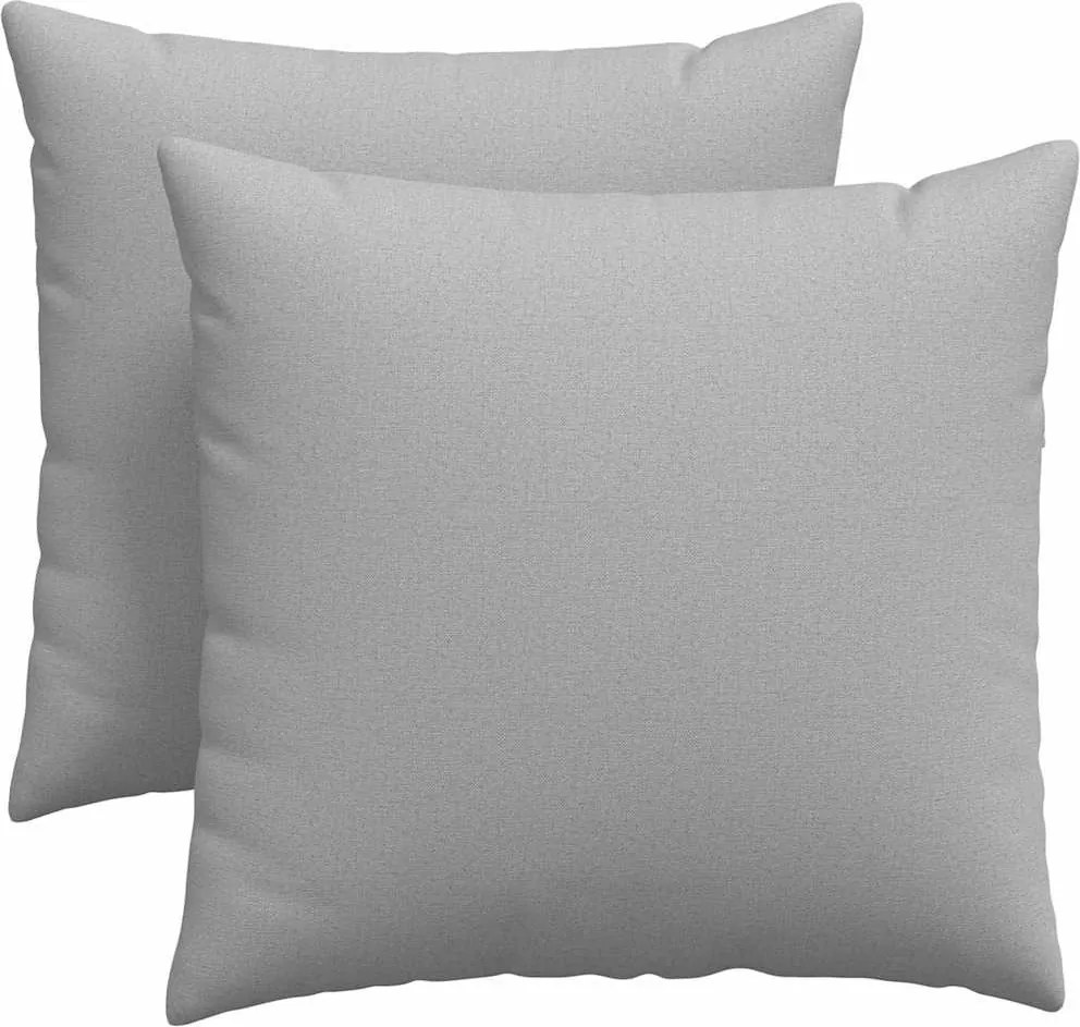 vidaXL Perne pentru canapea 2 pcs Gri nori 45 x 45 cm țesătură
